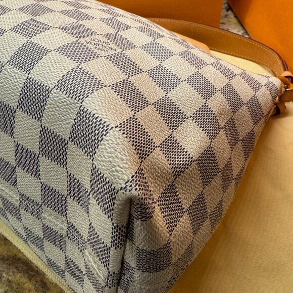 Louis Vuitton Graceful PM hobo in fresh Damier Azur - Picture 7 of 14